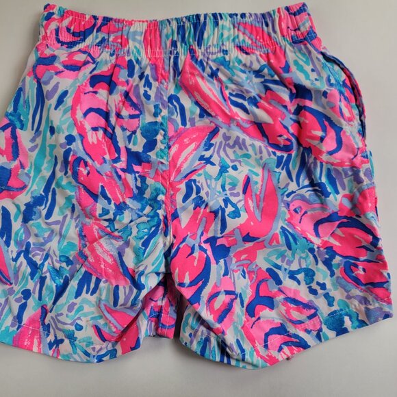 Lilly Pulitzer Cracked Up Cosmic Coral junior capri trunk Boys - Picture 6 of 12